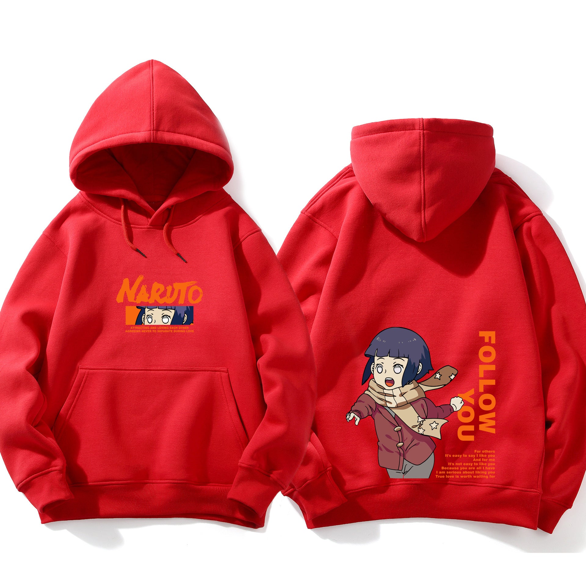 Unisex Anime Graphic Printed Casual Hoodie