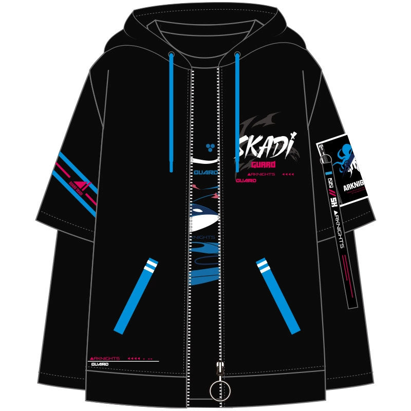 Women's Game Cosplay Zipper Loose Hoodie