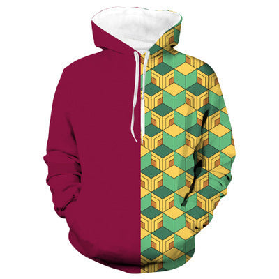 Unisex Anime Digital Print Cosplay Hoodie