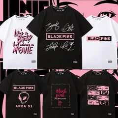 Trendy Women's Kpop Short-sleeved T-shirt