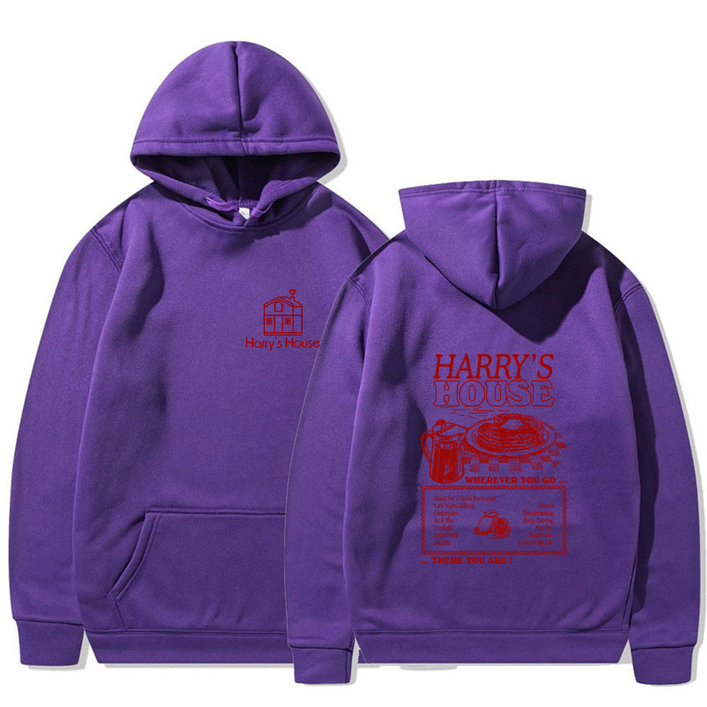 Unisex Harry's House Printed Relaxed Hoodie