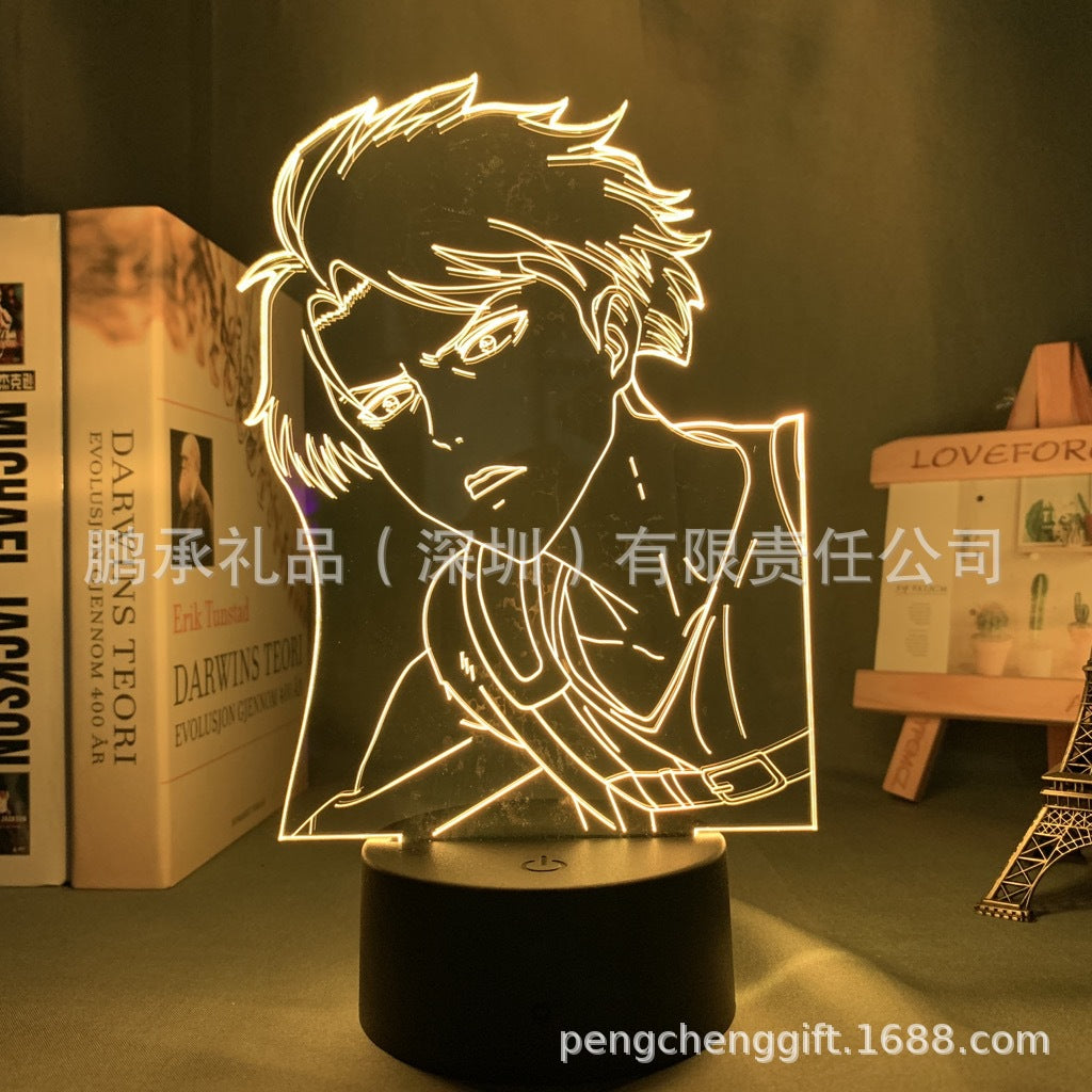 Colorful Anime Acrylic 3d Night Light