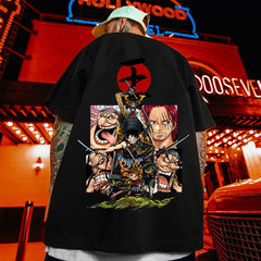 Trendy Unisex Anime Loose Half-sleeved T-shirt