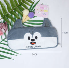 SKZ Plush Pencil Case Stationery Bag