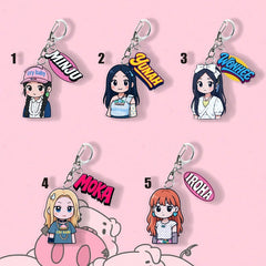 MINJU YUNAH MOKA WONHEE Keyring Pendant