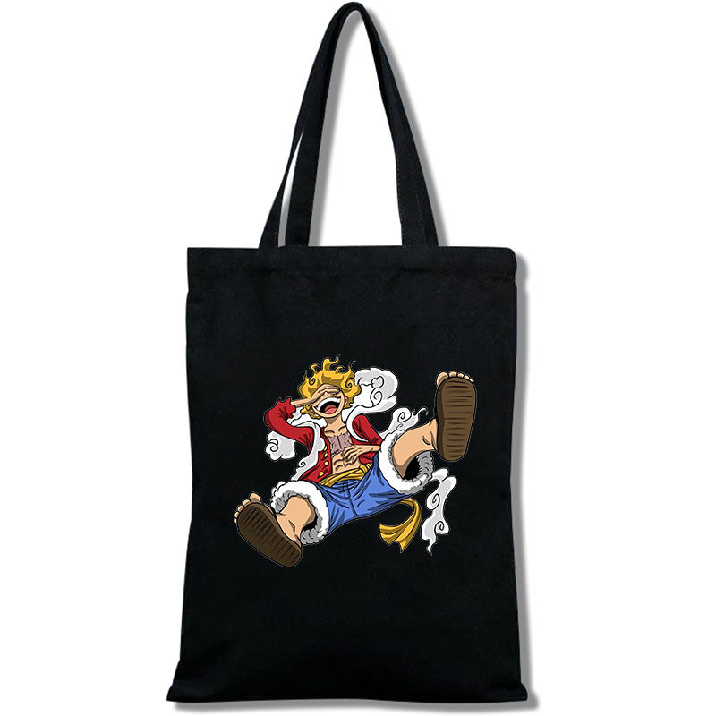 Nika Luffy 5 Gear Printed Canvas Shoulder Bag