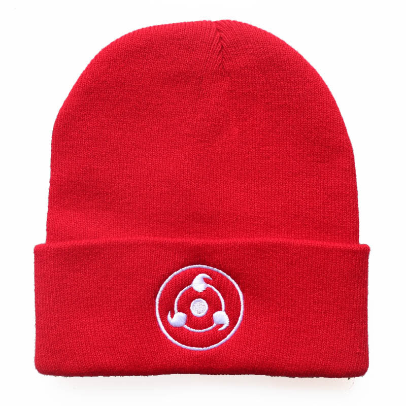 Trendy Red Cloud Logo Knitted Hat