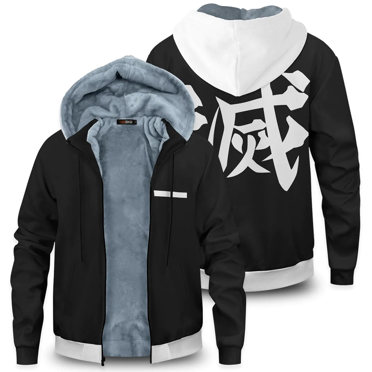 Unisex Anime Cosplay Thicken Zipper Coat