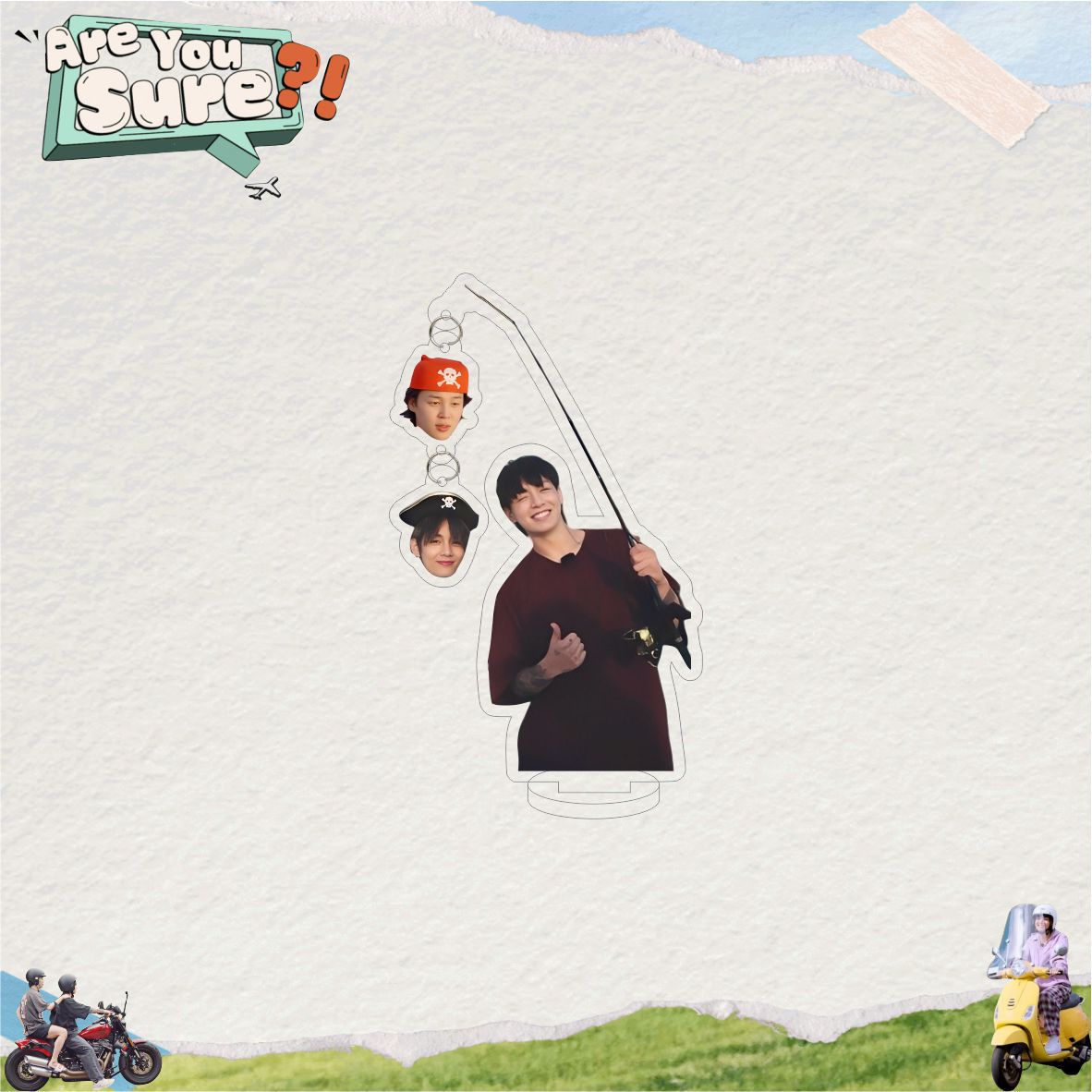 Jung Kook Jimin Are You Sure Acrylic Ornament