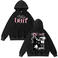 Vintage SKZ DO IT Washed Hoodie Top