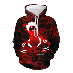 Unisex Cool Anime 3D Print Cosplay Loose Hoodie