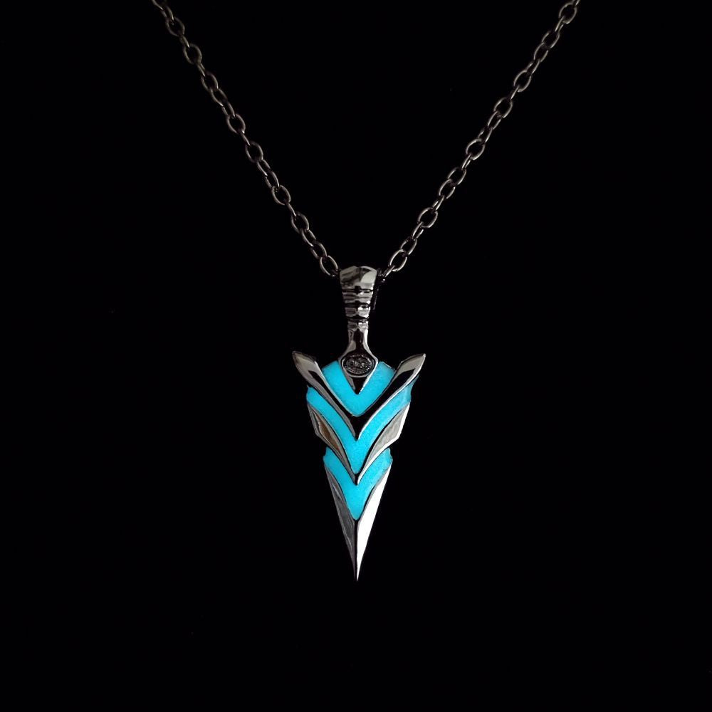 Glow In The Dark Arrowhead Necklace