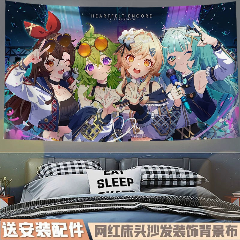 Game Family Photo Hanging Tapestry Decoration