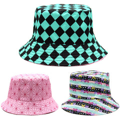 Versatile Anime Printed Bucket Hat