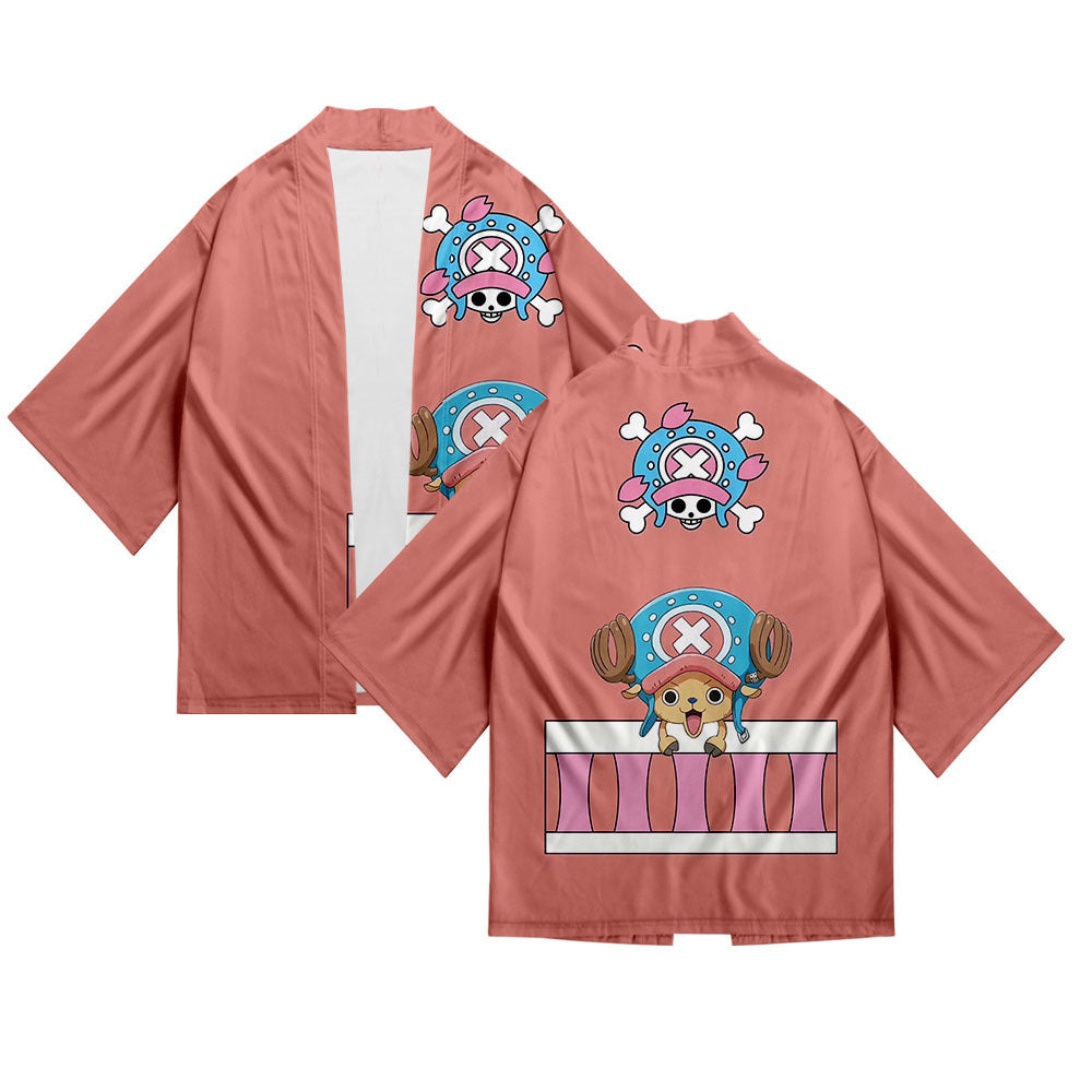 Zoro Anime Digital Print Kimono Cloak