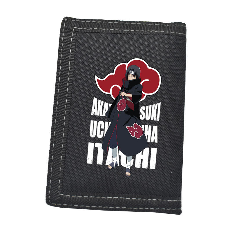 Kakashi Anime Folded Zipper Wallet