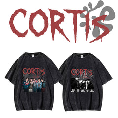 Cortis Poster Cotton Washed Short-sleeved T-shirt