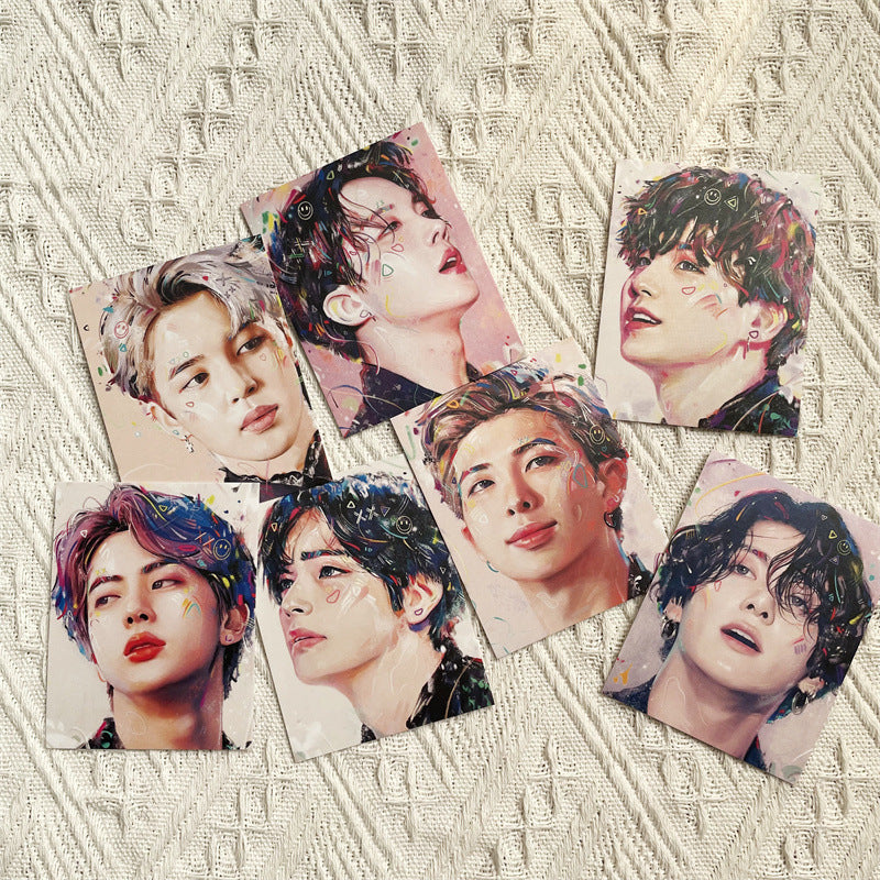 JIMIN V Oil Painting Photocards