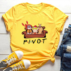 Funny Pivot Friends Aesthetic T-Shirt
