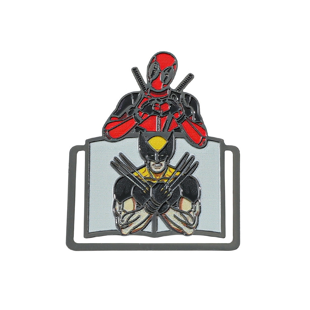 Deadpool and Wolverine Metal Bookmark