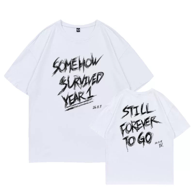 CORTIS First Anniversary Graffiti Print T-shirt