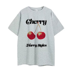 Cherry Cotton Short-sleeved T-shirt