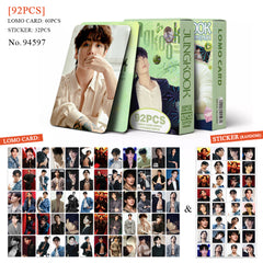 92PCS JUNGKOOK Photocard Sticker