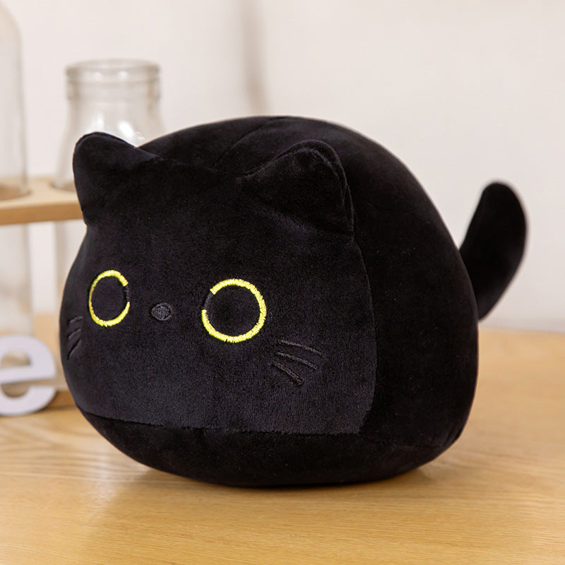 Cute Black Cat Pillow Plush Doll