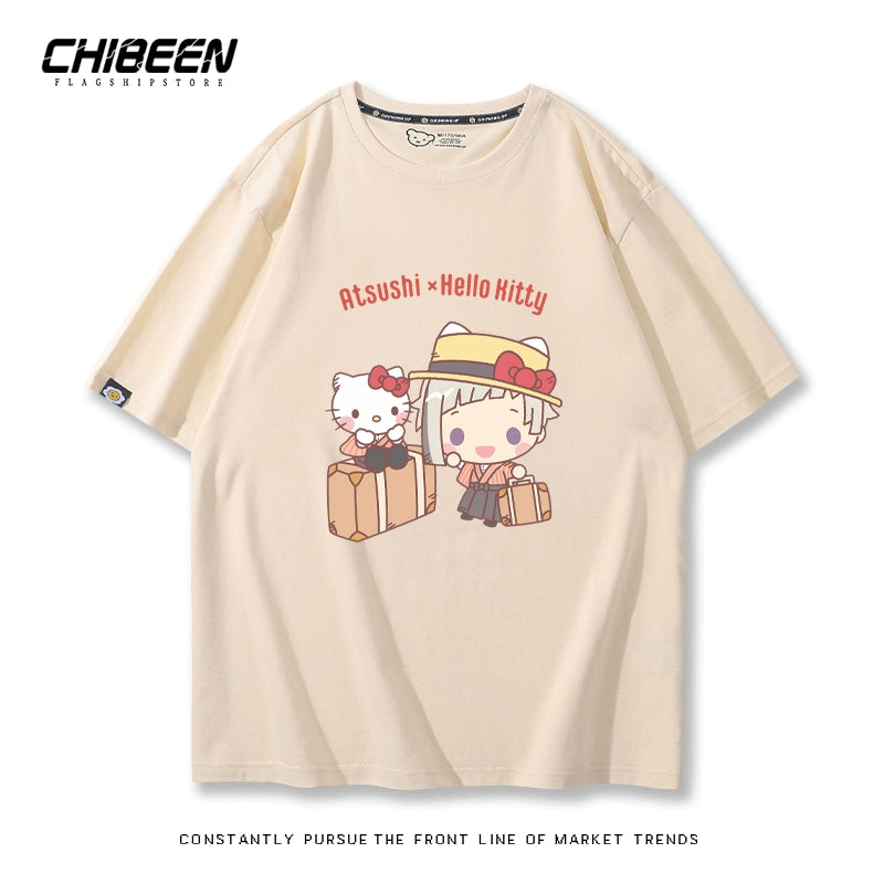 Men's and Women's Dazai Short Sleeve Cotton T-Shirt