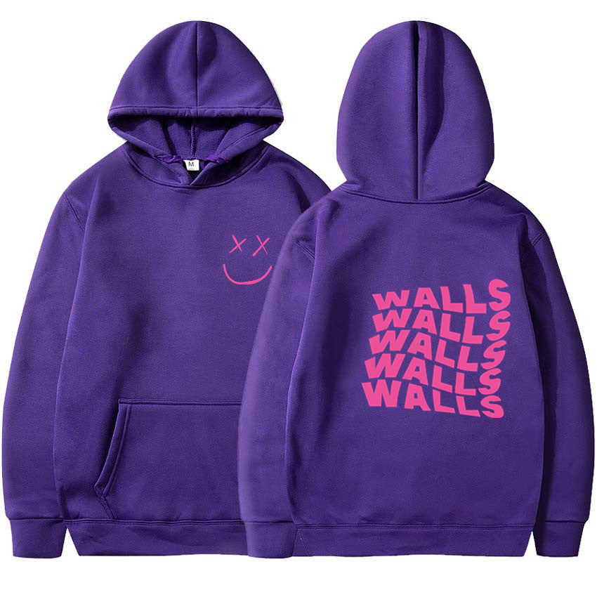 Unisex Louis Walls Printed Casual Hoodie