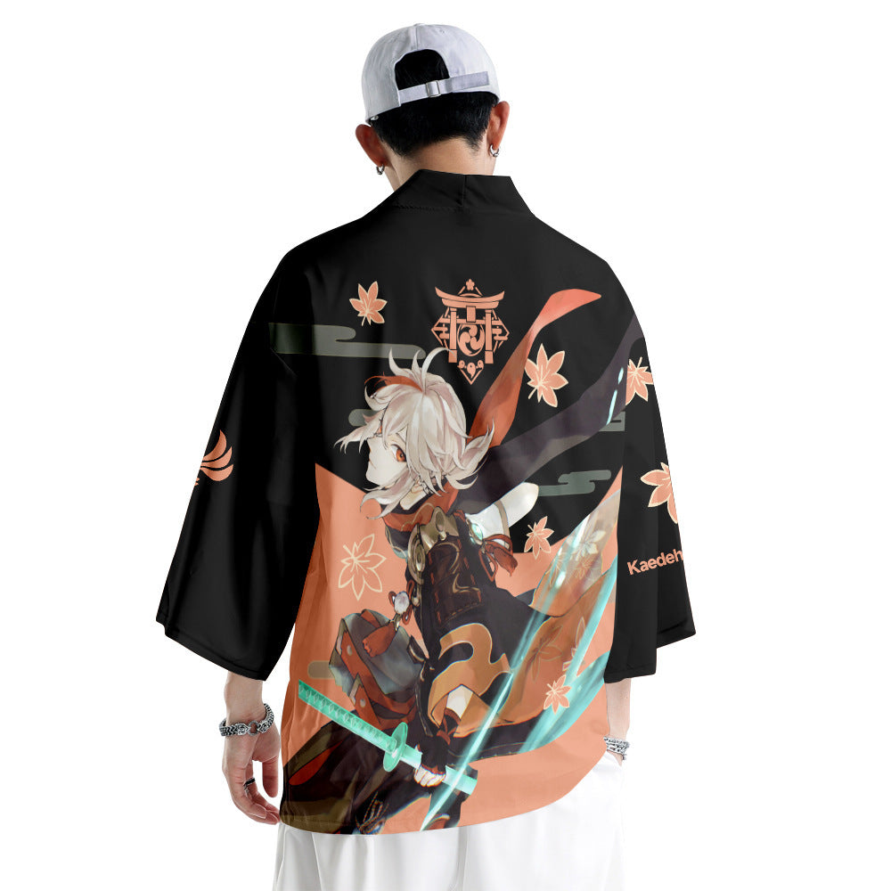 Unisex Game 3d Print Cosplay Kimono Cloak
