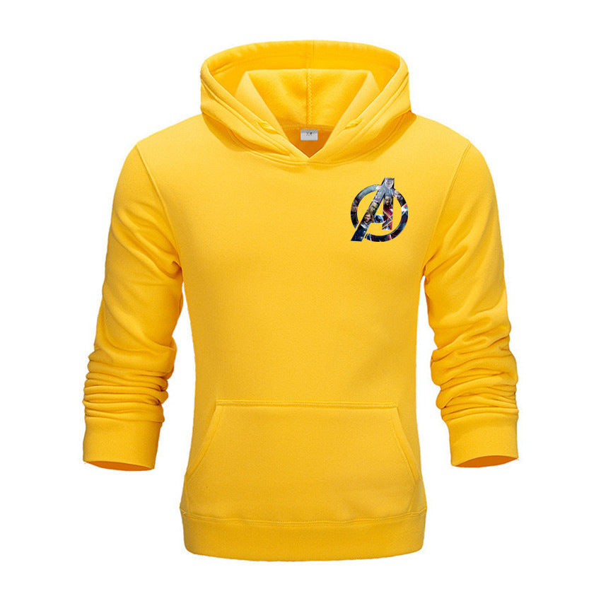 Trendy Avengers Printed Men's Loose Hoodie
