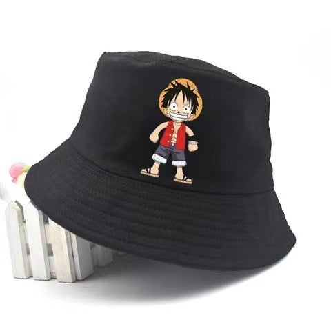 Trendy Luffy Print Leisure Buckle Hat