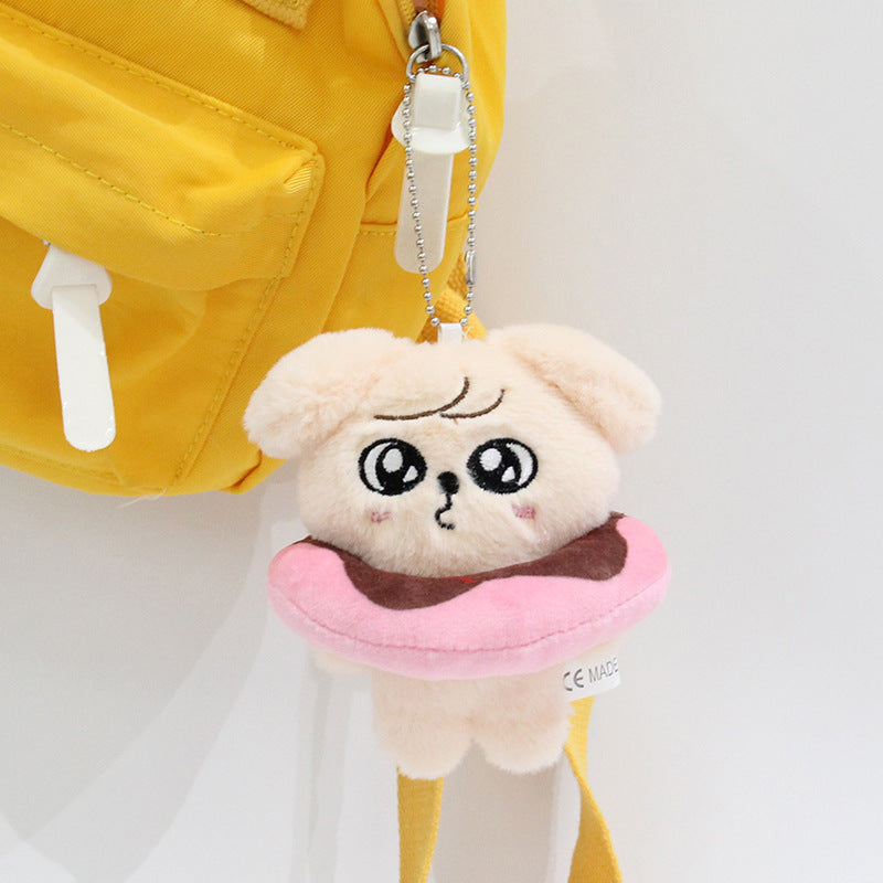 Creative KPOP Cartoon Donut Plush Toy Pendant