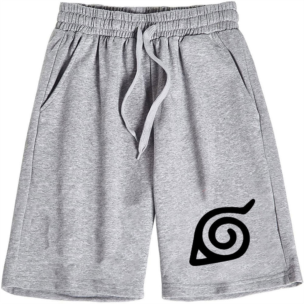 Casual Men's Anime Print Loose Sports Shorts