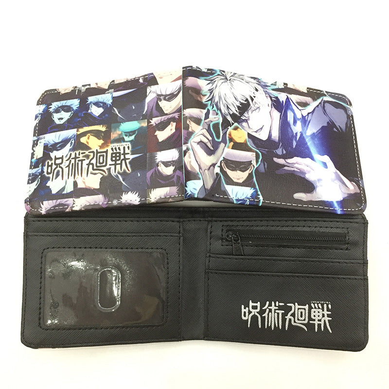 Trendy Anime Printed PU Leather Wallet