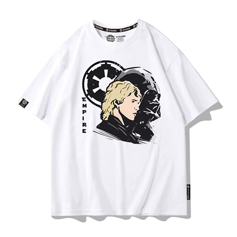 Men's Mandalorian Short Sleeve Cartoon T-Shirt