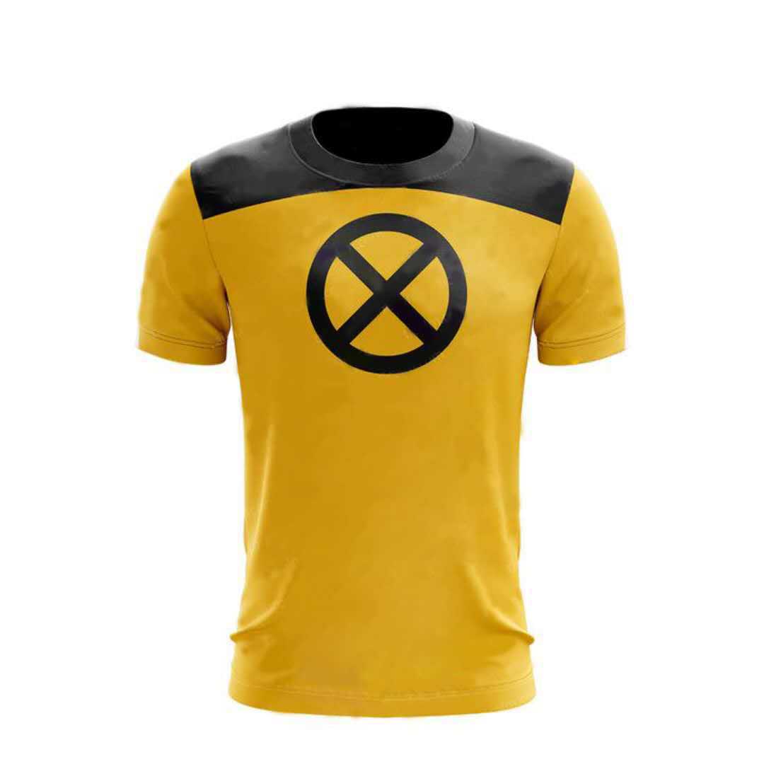 Unisex Wolverine Deadpool Cos Sports Fitness T-shirt