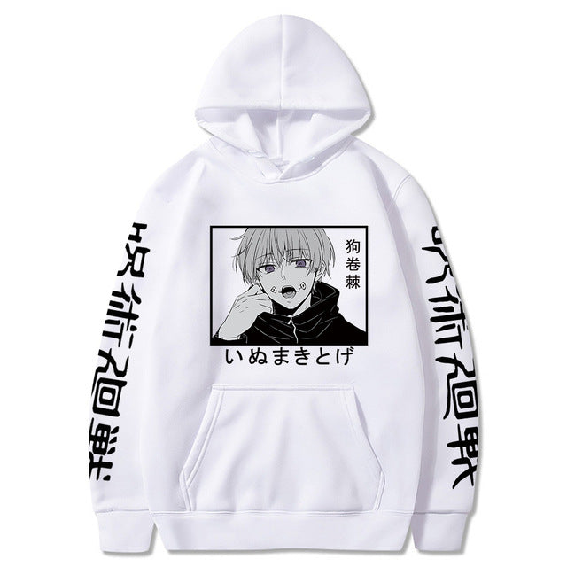 Trendy Anime Printed Casual Loose Hoodie