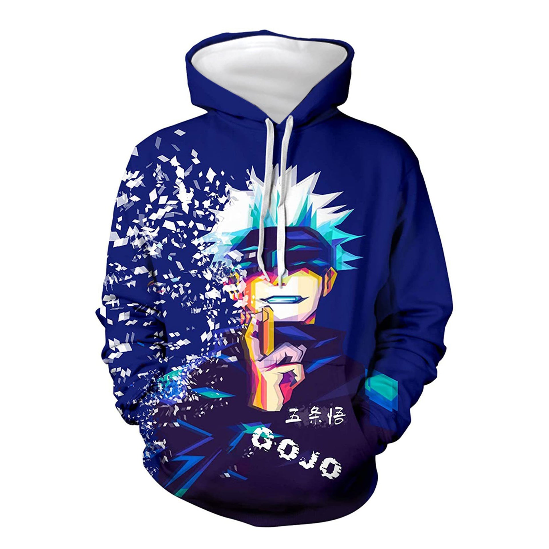 Unisex Cool Anime 3D Print Cosplay Loose Hoodie