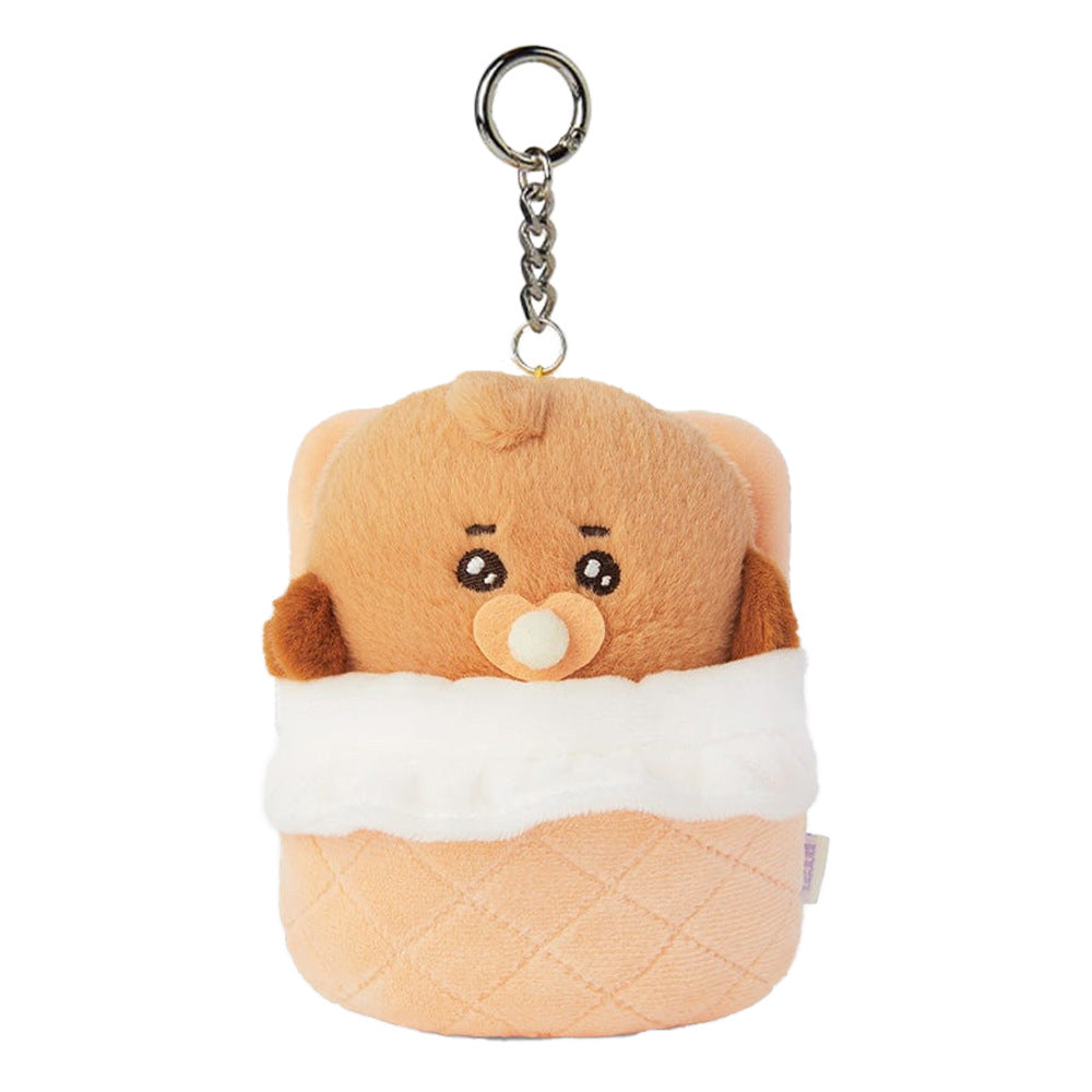 Cute Cartoon Sleeping Bag Plush Doll Pendant