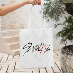 KPOP Printed Canvas Shoulder Tote Bag