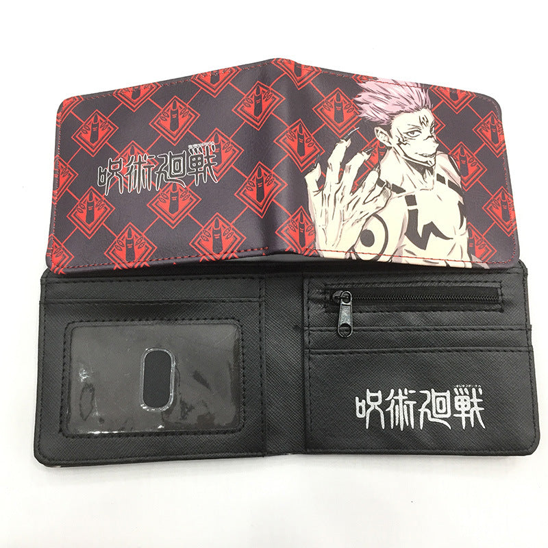 Trendy Anime Printed PU Leather Wallet