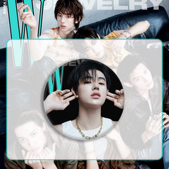 Martin Juhoon Magazine Cover Badge Mirror Keychain