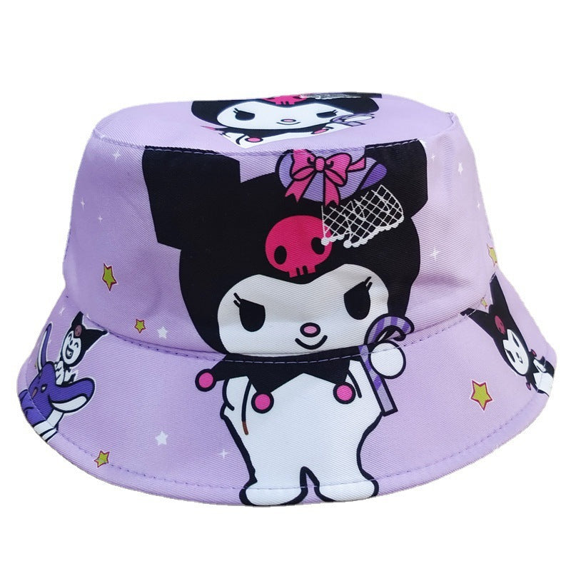 Casual Anime Printed Bucket Hat