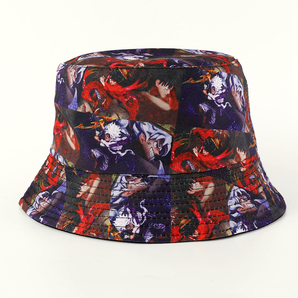 Versatile Luffy 5th Gear Printed Bucket Hat