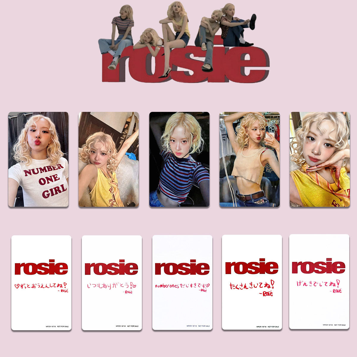 ROSE ROSIE Photocard Collection