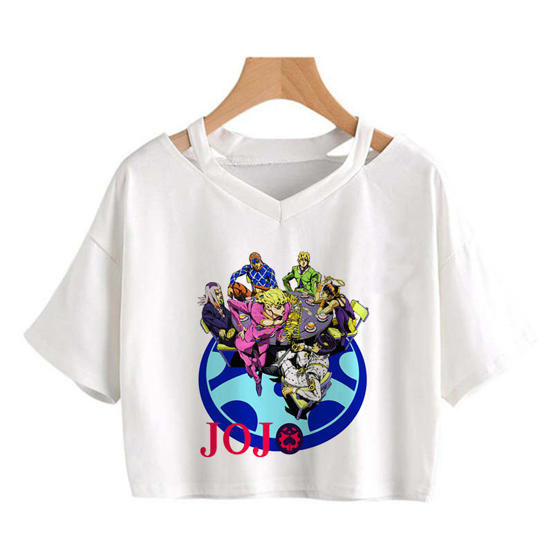 Chic Girls Jojo Printed Crop Top T-shirt