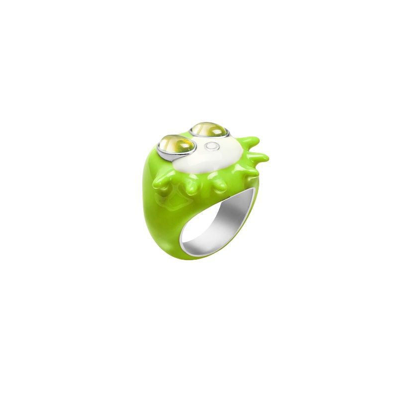 Baby Fugu Zircon Ring