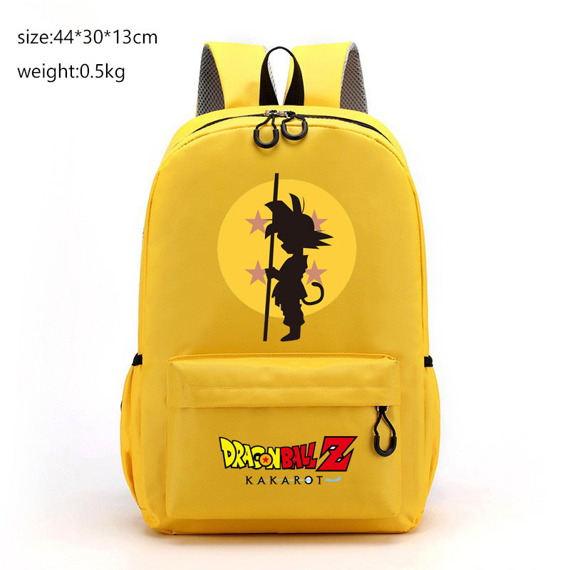 Goku Anime Zipper Backpack